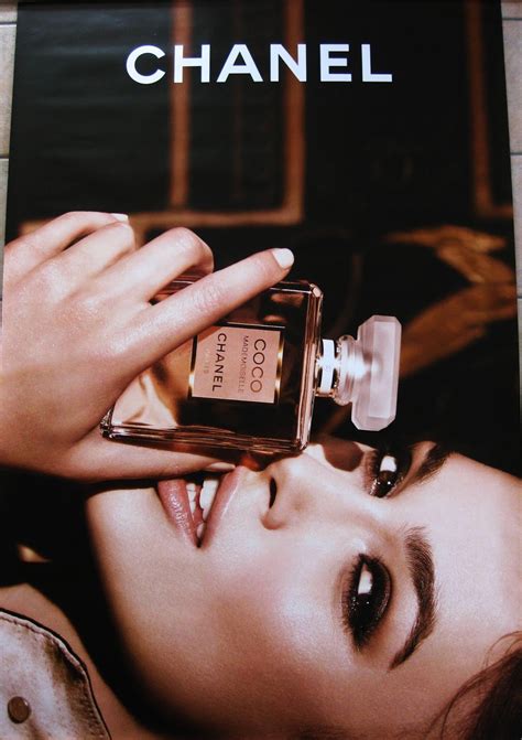 coco chanel perfume poster